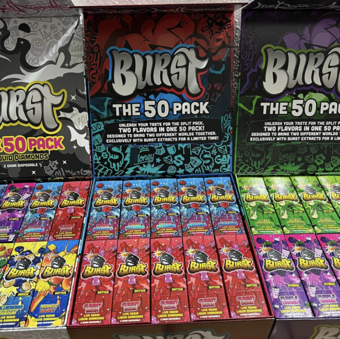 Burst 2G Disposable (50 pack variety box)